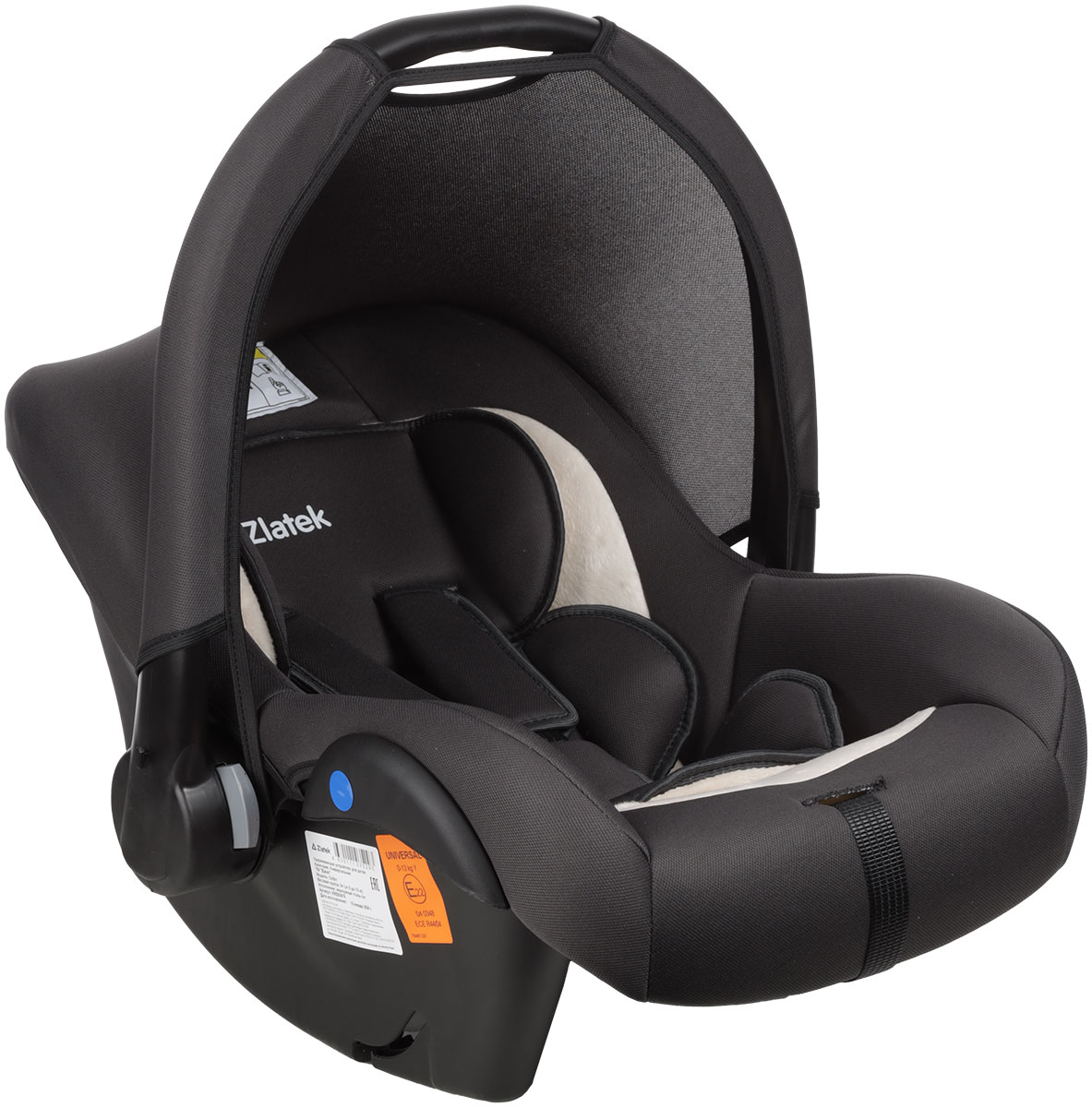 

Автокресло Zlatek Колибри Lux гр.0+ жемчужная сталь (KRES3979), Серый