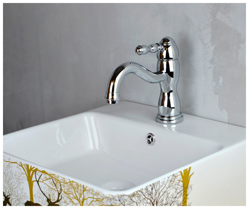 Изображение товара Смеситель для раковины Bronze de Luxe TIFFANY/хром (1901CR)