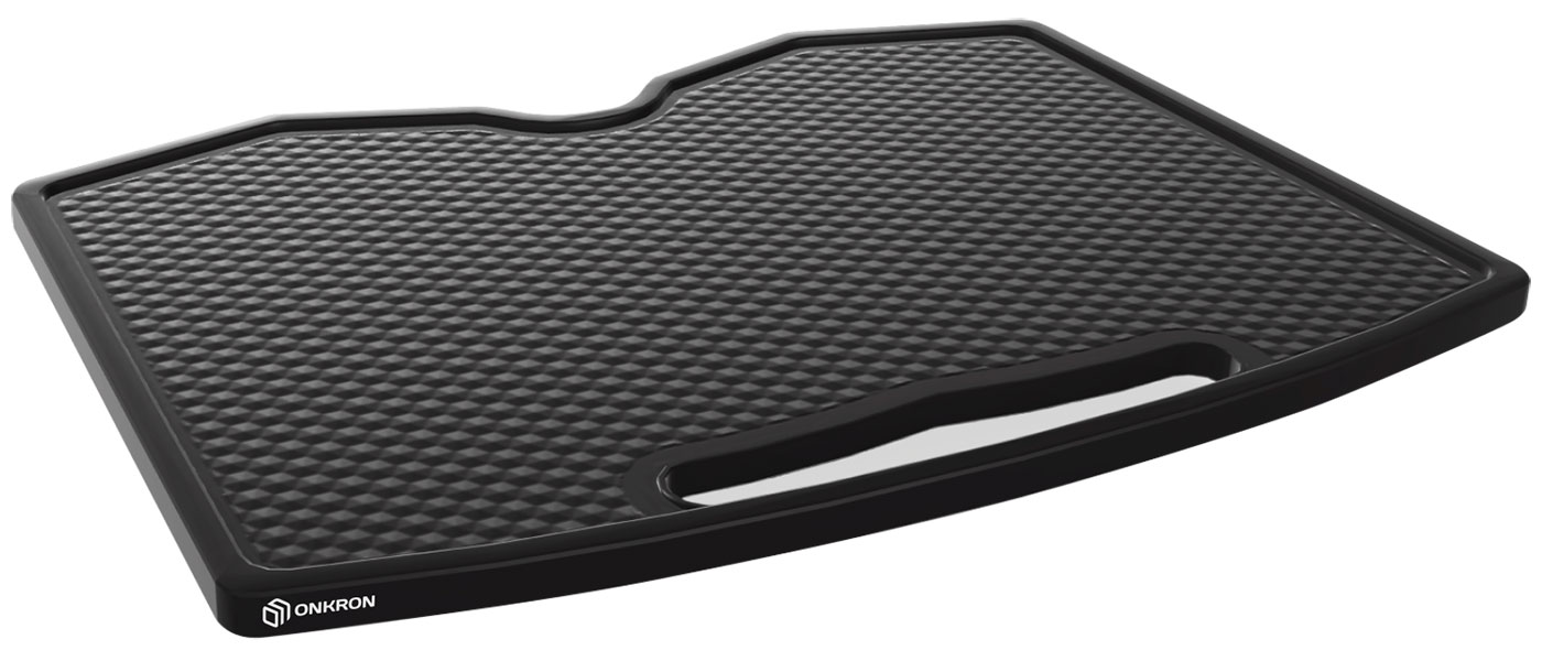 Изображение товара Полка для мобильной стойки Onkron APT-1551 черный — универсальное крепление для техники