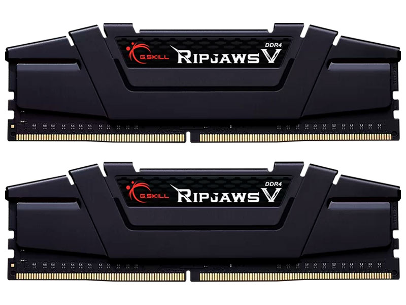Изображение товара Оперативная память G.Skill DDR4 32GB (2x16GB) 3600MHz RIPJAWS V CLASSIC BLACK (F4-3600C18D-32GVK)