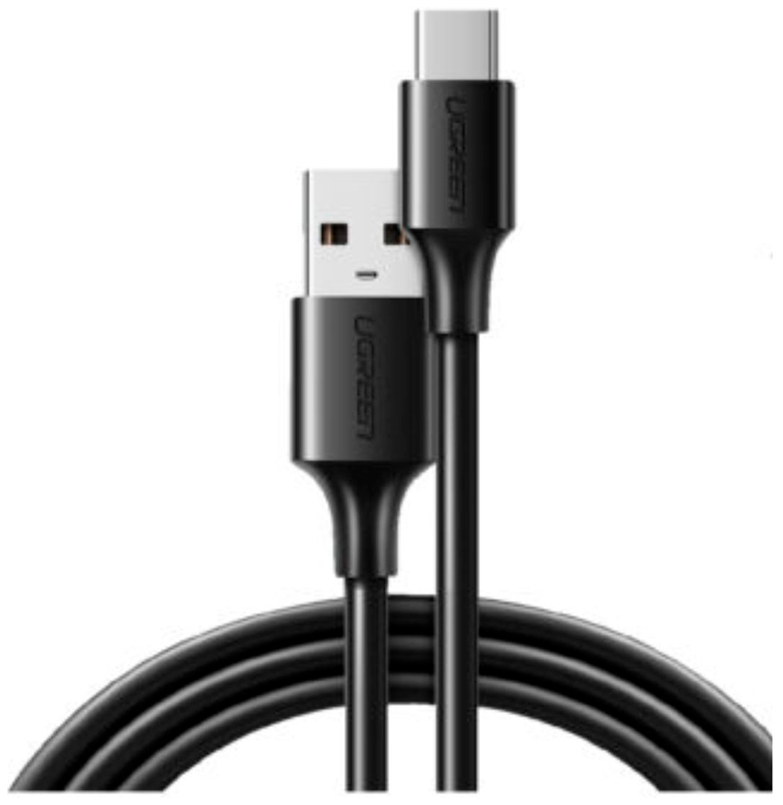 Изображение товара Кабель Ugreen US287 (60826) USB-A 2.0 to USB-C Cable Nickel Plating. Длина: 3м. Цвет: черный