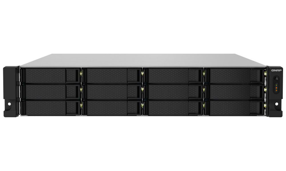 Изображение товара Сетевой RAID-накопитель QNAP TS-1232PXU-RP-4G 12 отсеков, высокая производительность