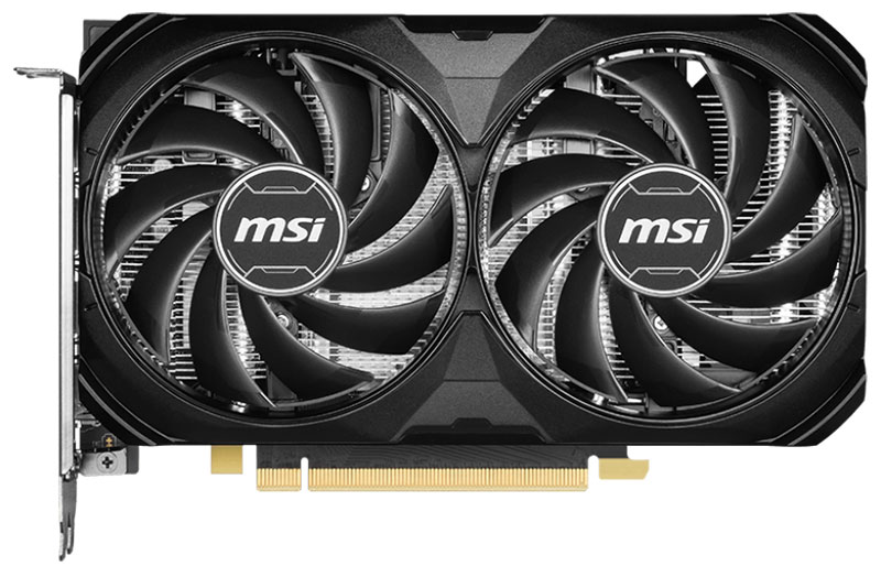 Видеокарта MSI GeForce RTX 4060 Ti 8G VENTUS 2X BLACK E1 OC Видеокарта MSI GeForce RTX 4060 Ti 8G VENTUS 2X BLACK E1 OC