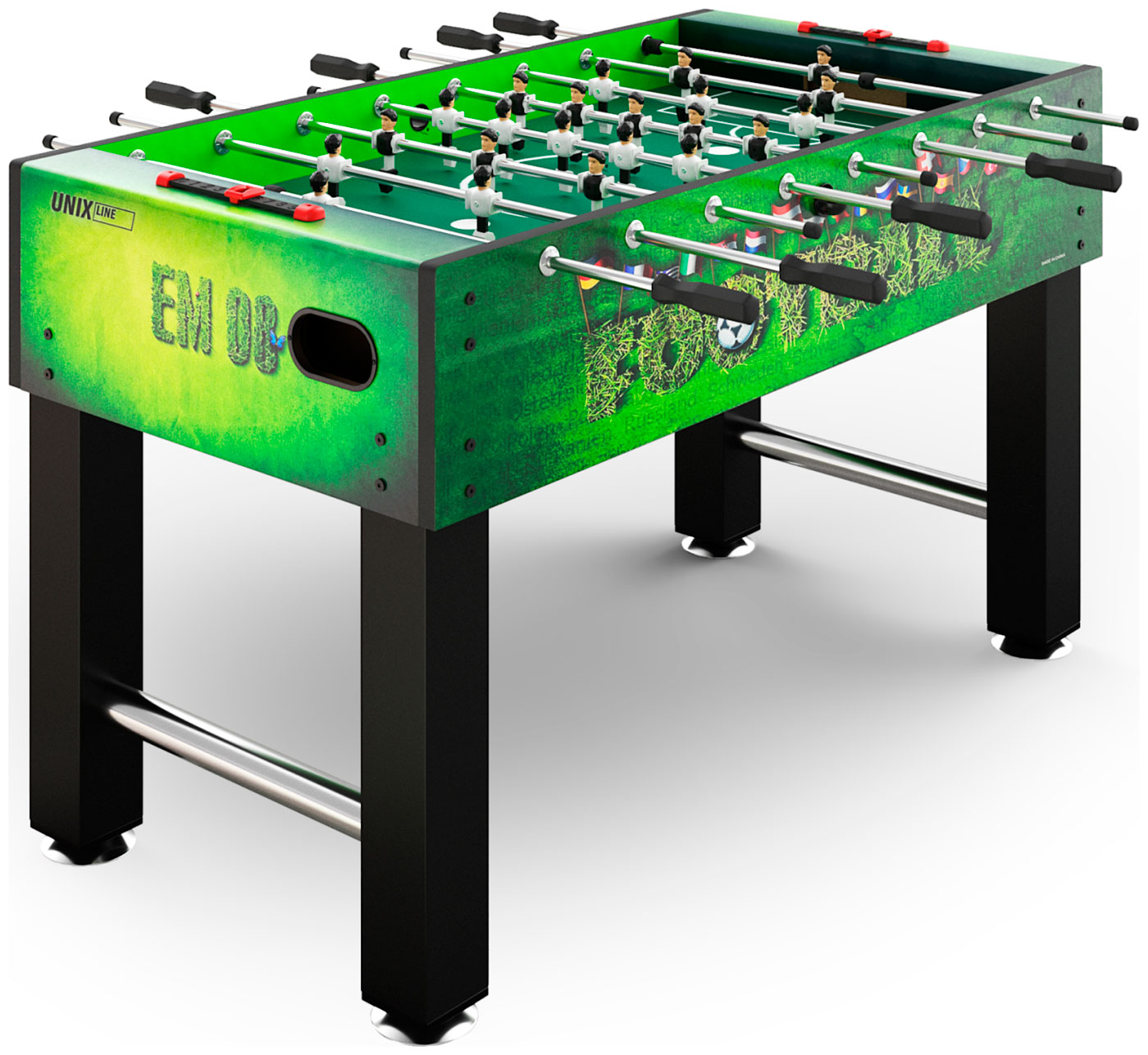 Изображение товара Игровой стол Unix Line Футбол - Кикер (140х74 cм) Green