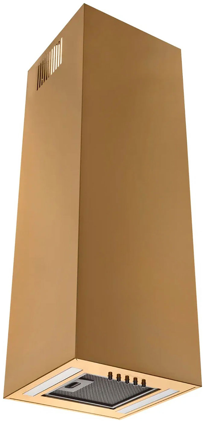 Изображение товара Настенная вытяжка Konigin Allegro Gold 30 800 м3/ч бесшумная модель с LED