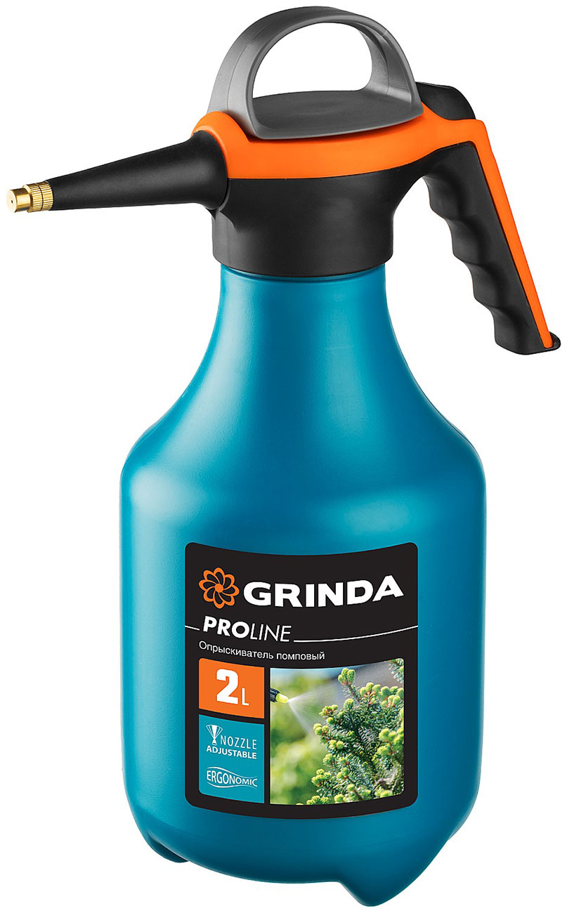 Изображение товара Опрыскиватель Grinda PP-2, 2 л, колба из полиэтилена устойчивого к агрессивным средам, помповый PROLine (425052) Изображение товара Опрыскиватель Grinda PP-2, 2 л, колба из полиэтилена устойчивого к агрессивным средам, помповый PROLine (425052)