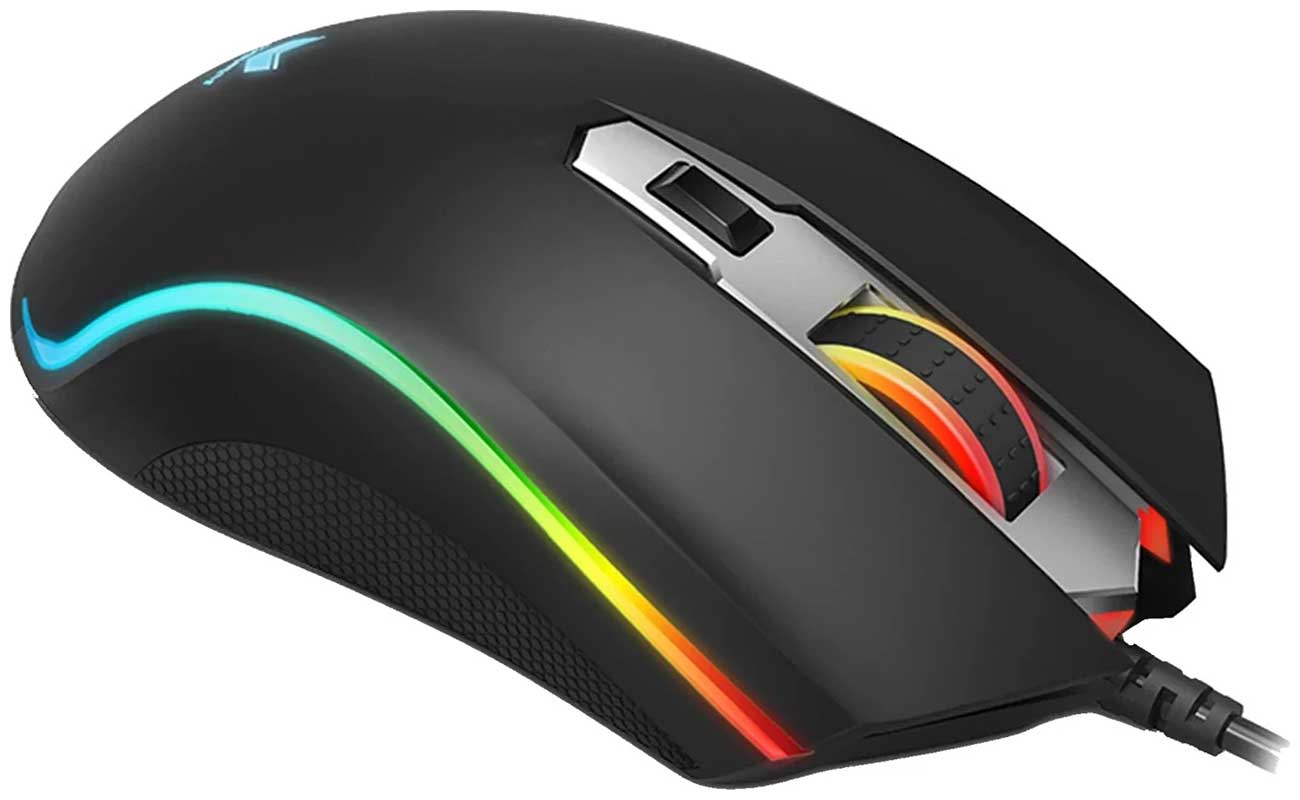 Изображение товара Игровая проводная мышь Rapoo V25S, черный