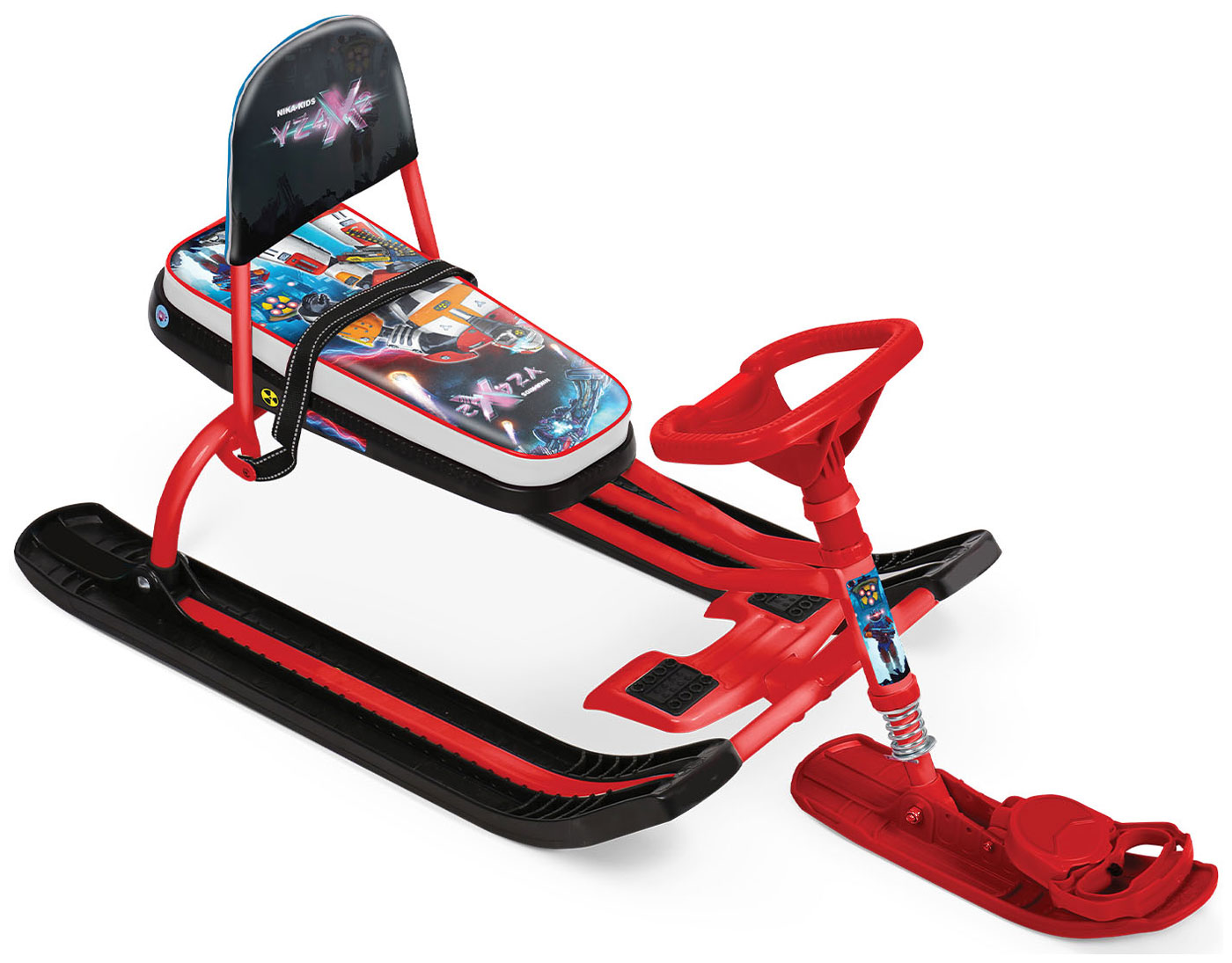 Изображение товара Снегокат Ника Тимка спорт 4-1 с галактическим роботом для детей от 4 до 7 лет