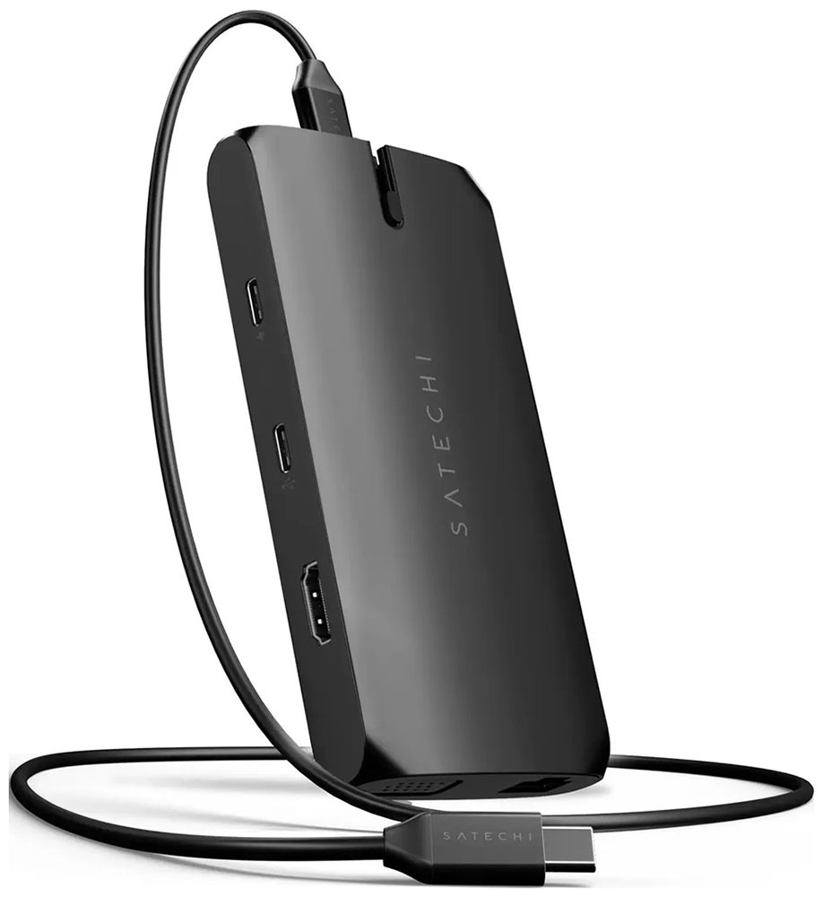 Изображение товара USB-C адаптер Satechi Type-C On-the-Go Multiport Adapter, черный (ST-UCMBAK)
