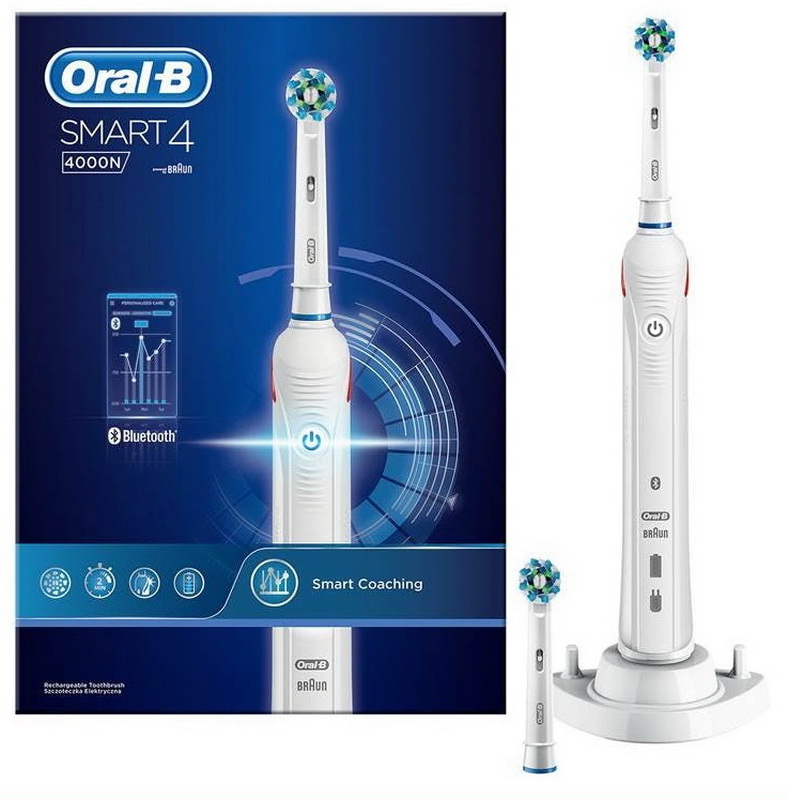 Электрическая зубная щетка Oral-B Oral-B Pro SMART 4 4000 (D601.525.3P) Электрическая зубная щетка Oral-B Oral-B Pro SMART 4 4000 (D601.525.3P)