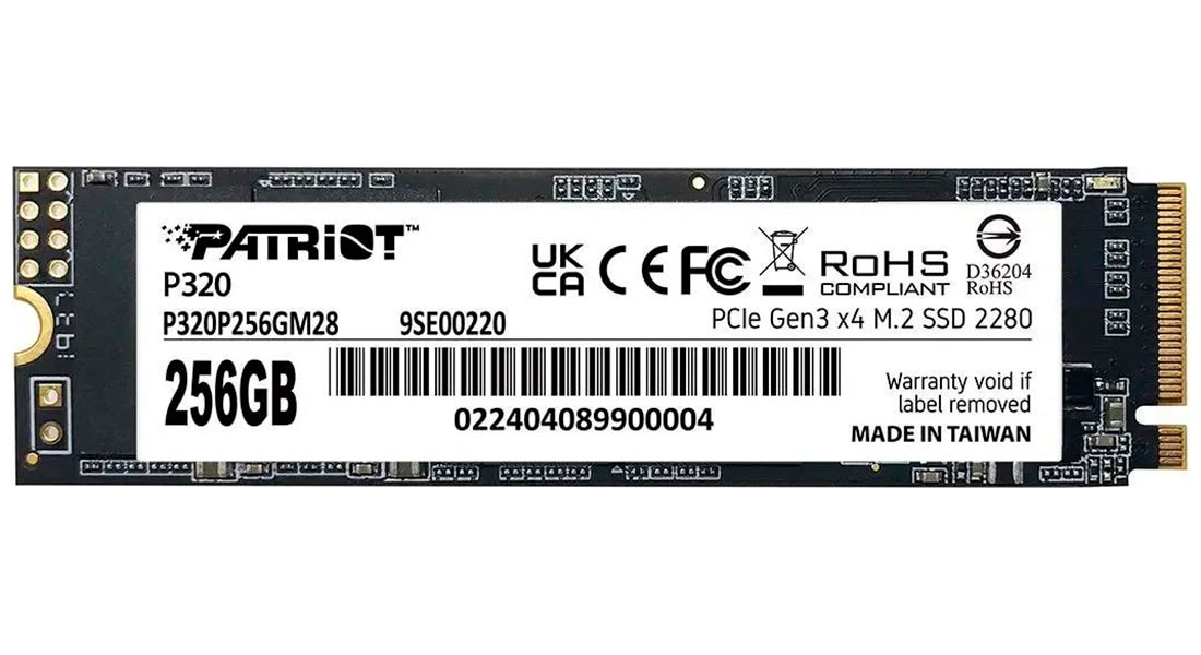 Изображение товара SSD накопитель Patriot Memory M.2 256GB P320 (P320P256GM28)