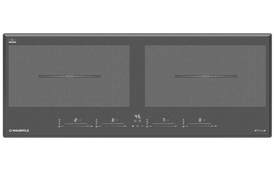 Изображение товара Электрическая индукционная варочная панель Maunfeld CVI904SFLDGR Inverter с Flex Zone и таймером