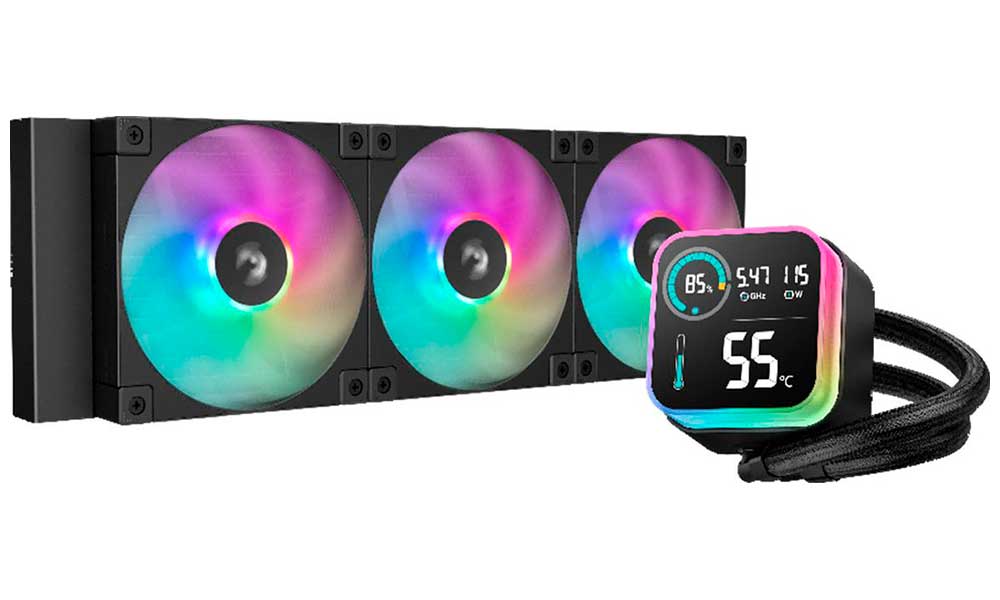 Изображение товара СЖО для процессоров Deepcool LQ360 (R-LQ360-BKLSMW-G-1)