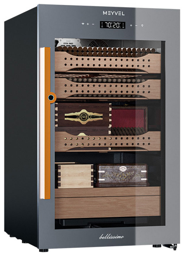 Изображение товара Мейвел MC-120BK (PRO) Хьюмидор для сигар 113 л управление отпечатком пальца