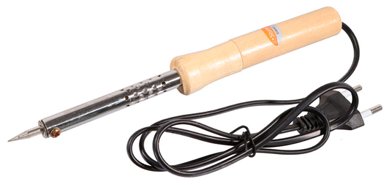 Изображение товара Электропаяльник Sturm! PROMO SIW60 60Вт с деревянной рукояткой для точной пайки