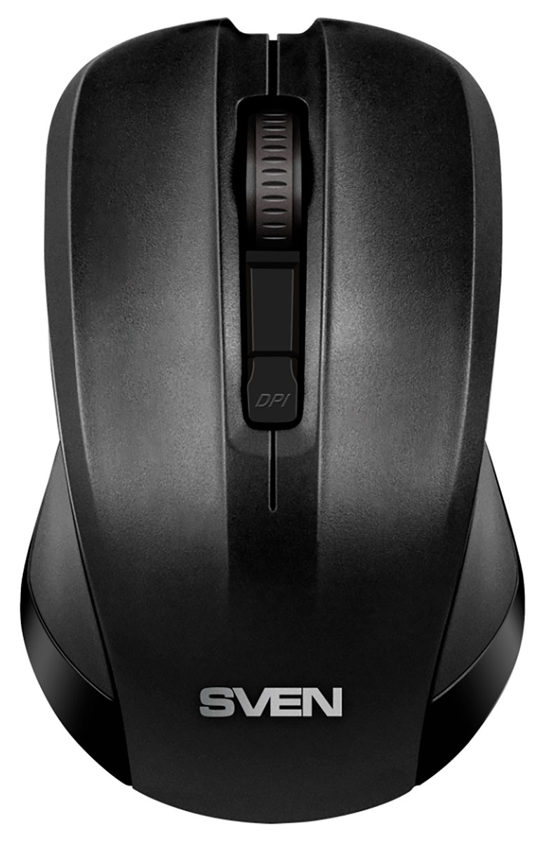 Изображение товара Беспроводная мышь Sven RX-270W черная с настройкой DPI, 3+1 клавиш, радиоканал
