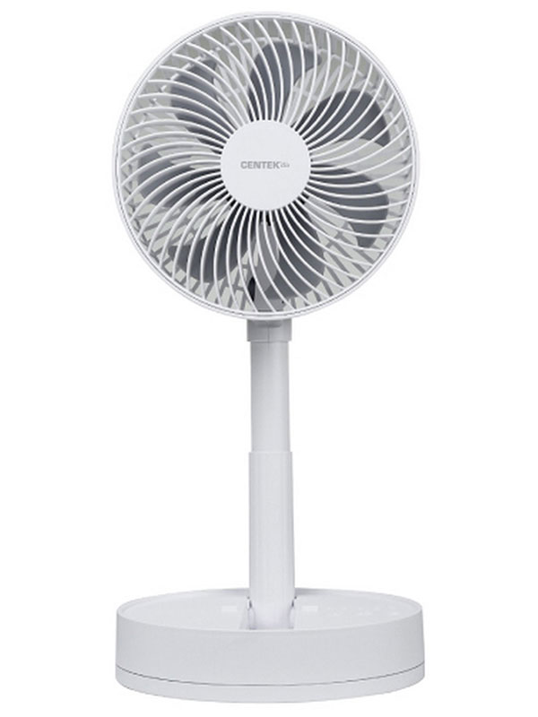 Изображение товара Настольный аккумуляторный вентилятор Centek CT-5043 8.5 Вт белый