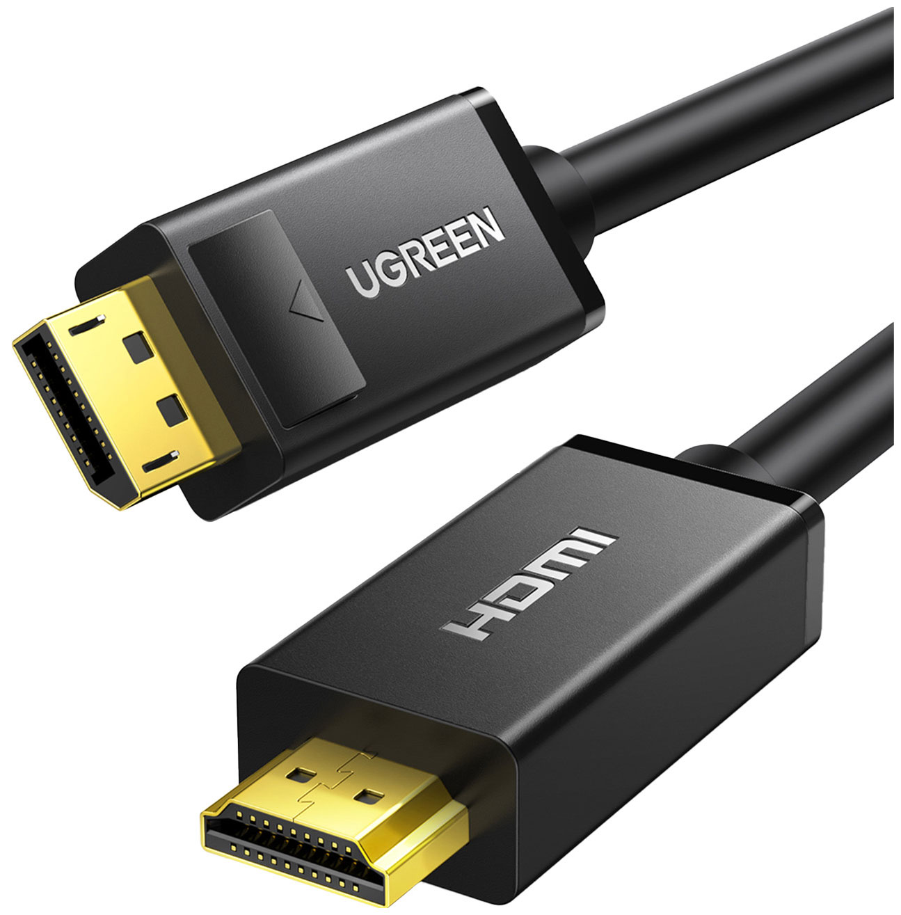Изображение товара Кабель Ugreen Display Port на HDMI 4K 30Гц 1.5м черный