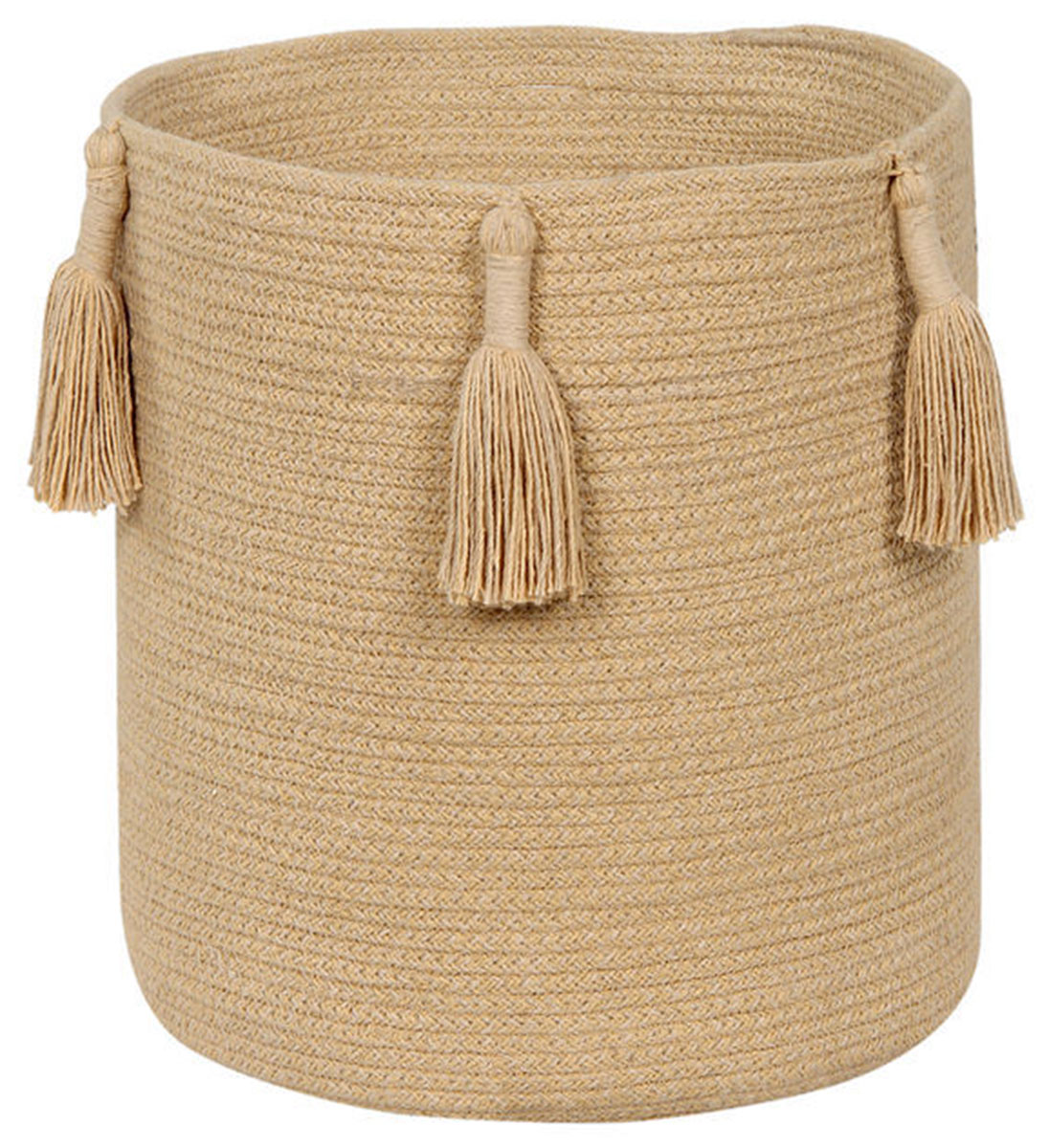 Изображение товара Корзина Lorena Canals WOODY медовая 30х30 см для хранения игрушек