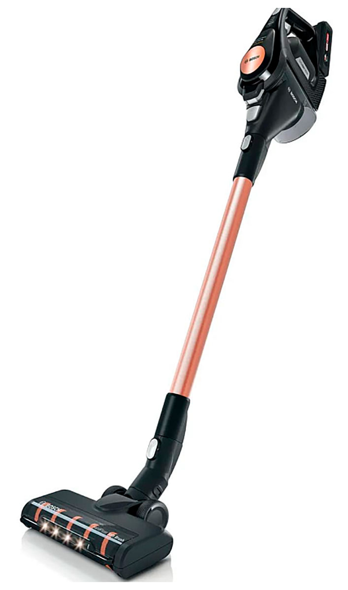 Изображение товара Вертикальный пылесос Bosch BCS8214PRQ с аккумулятором и Насадками