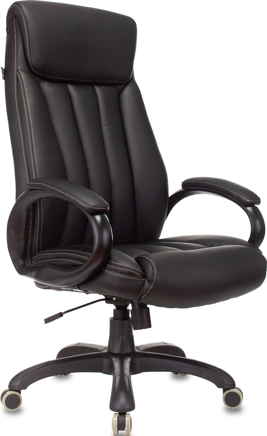 Изображение товара Кресло руководителя Бюрократ T-9922N, черный, эко. кожа, крестов. пластик