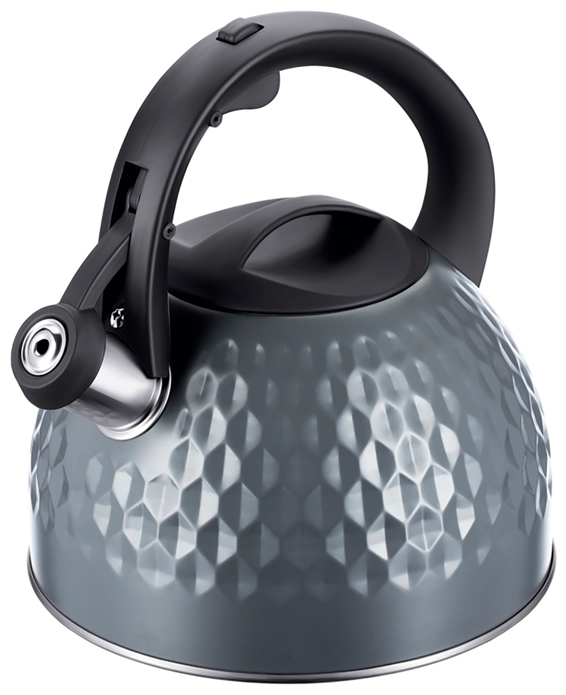 Изображение товара Чайник для плиты Regent inox Linea TEA 2.6 л со свистком серый