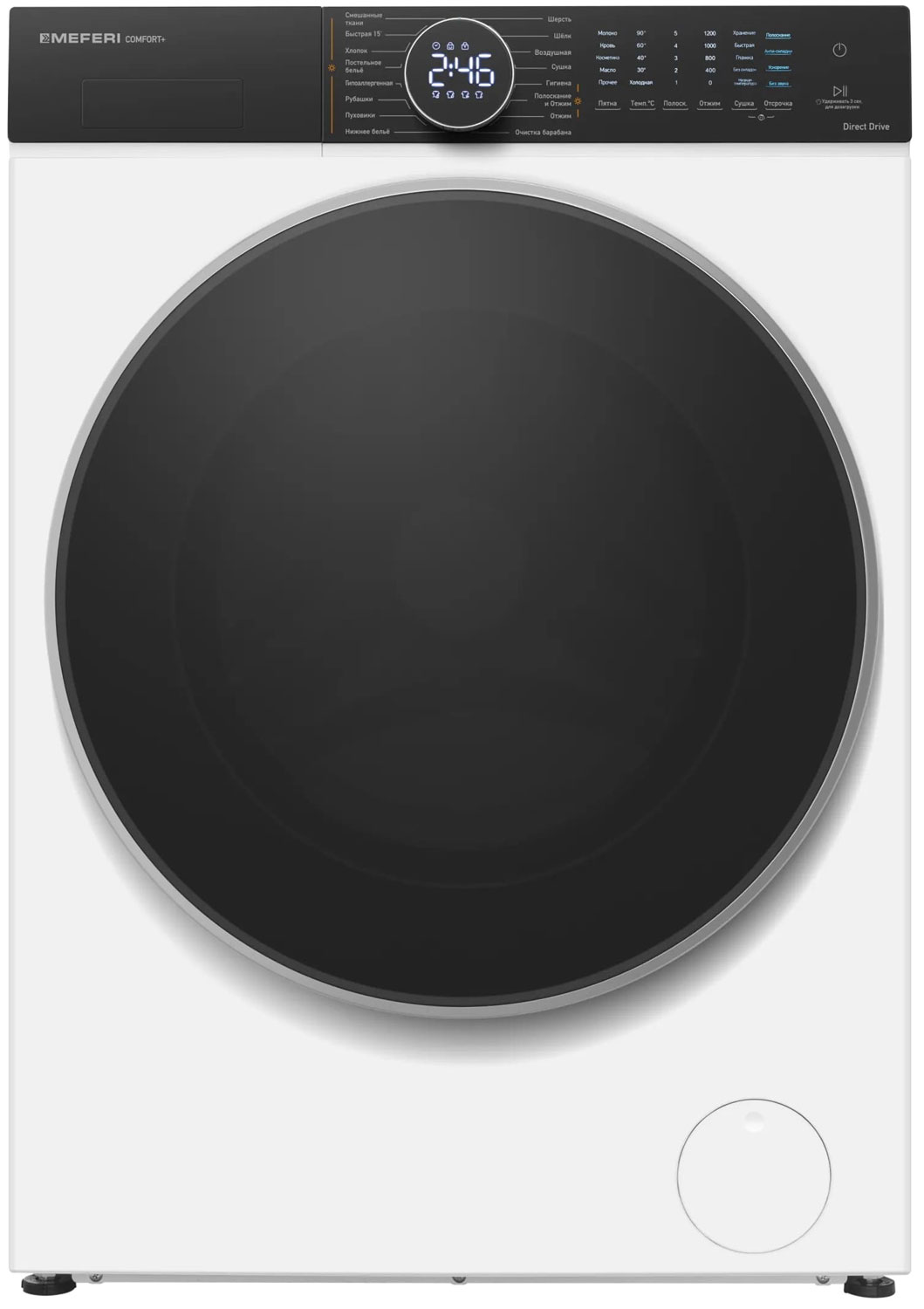 Изображение товара Стиральная машина с сушкой Meferi MFWD1071216WH COMFORT PLUS A+++