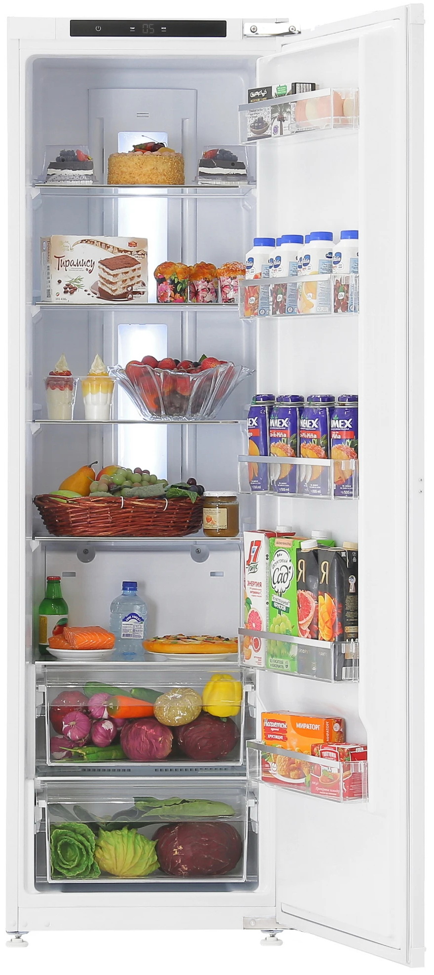 Изображение товара Встраиваемый холодильник Side-by-Side Scandilux SBSBI350 463 л белый