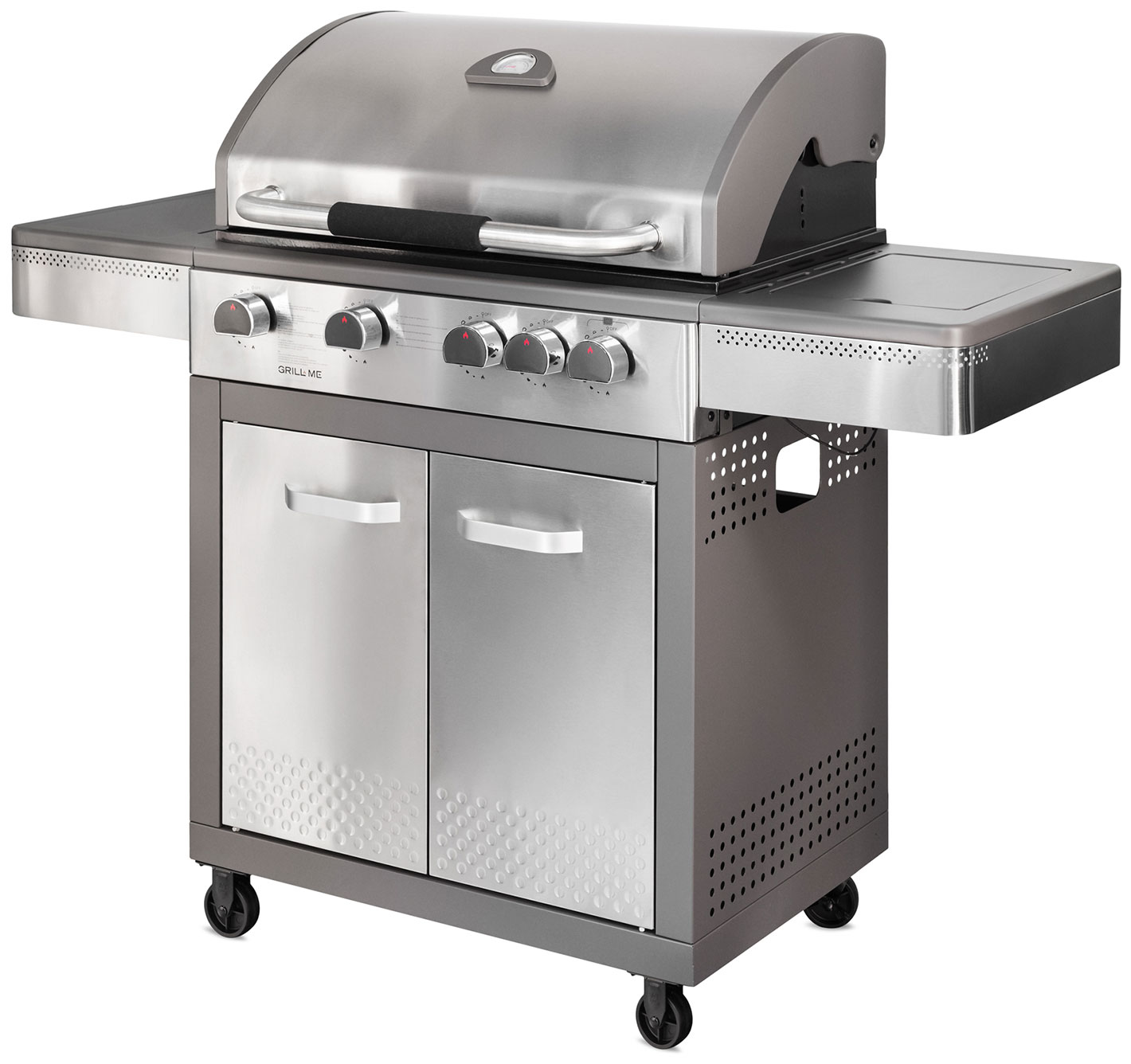 Изображение товара Газовый гриль Ecotronic GM3 с четырьмя горелками и боковой конфоркой