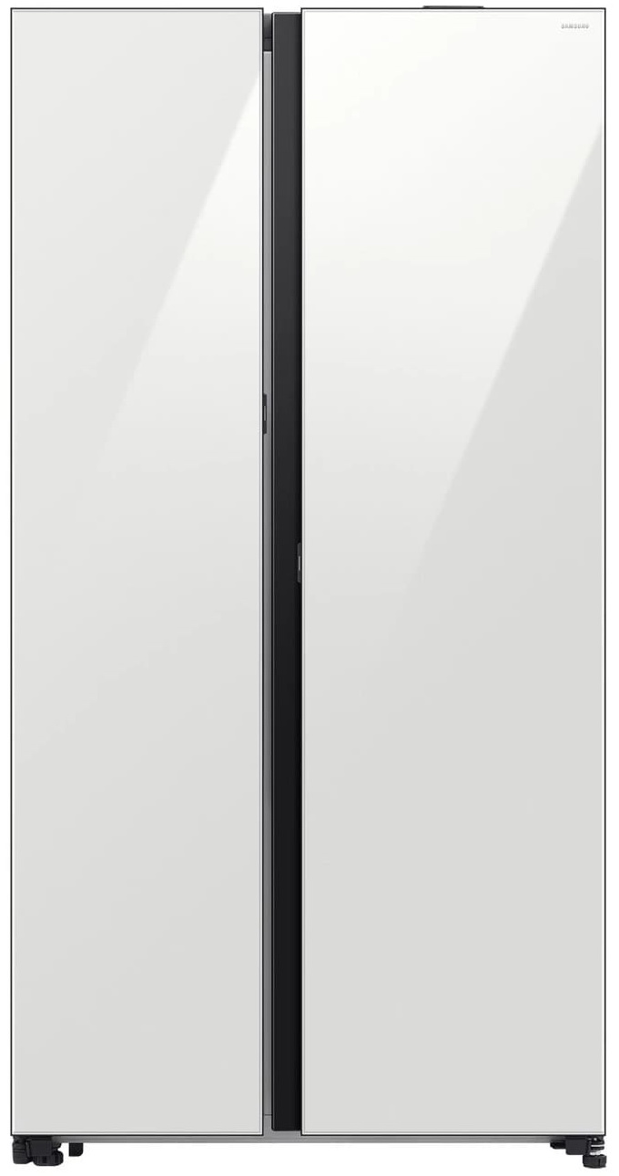 Изображение товара Холодильник Side-by-Side Samsung RS80F65M1WWR белое стекло