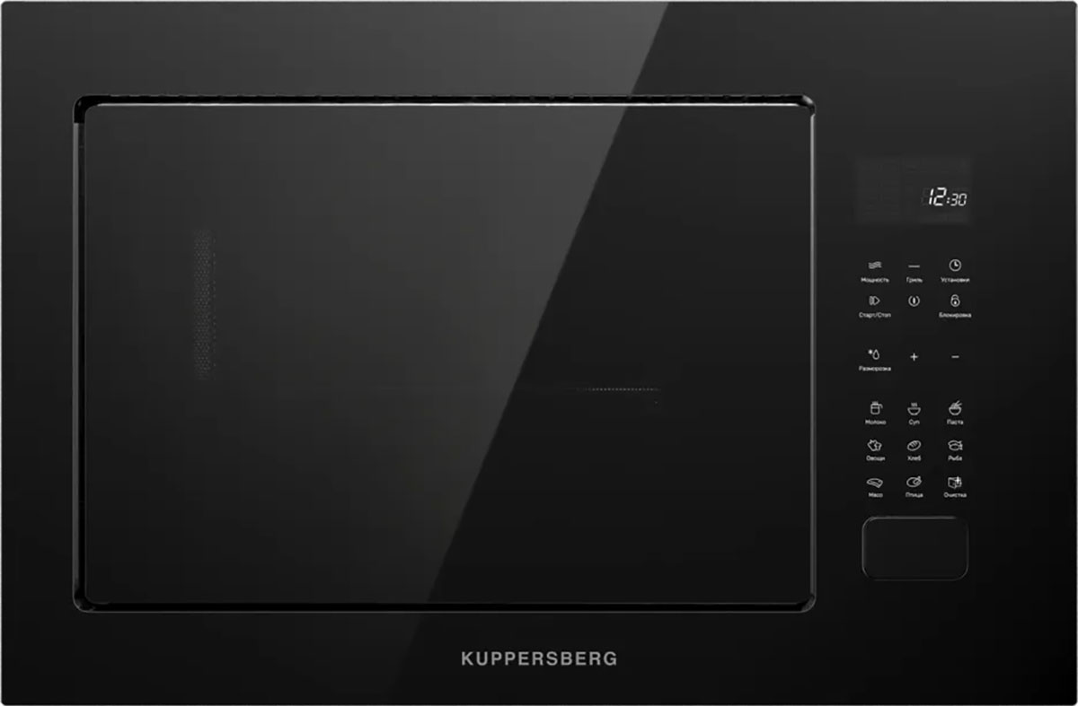 Изображение товара Встраиваемая микроволновая печь Kuppersberg HMW 627 B с грилем и сенсорным управлением Изображение товара Встраиваемая микроволновая печь Kuppersberg HMW 627 B с грилем и сенсорным управлением