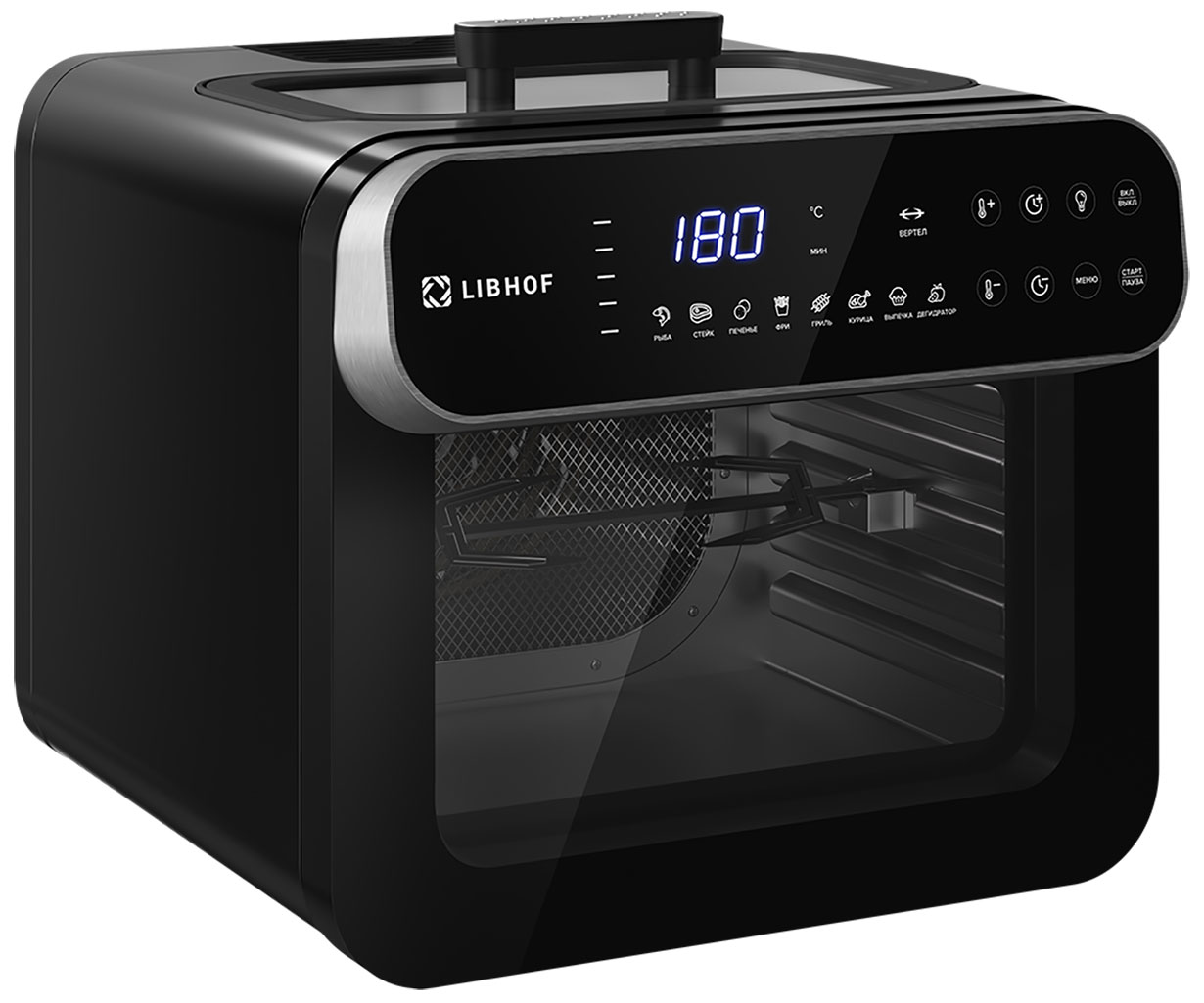 Изображение товара Аэрогриль Libhof AFZ-14 14 литров с 8 программами и функциями дегидрации