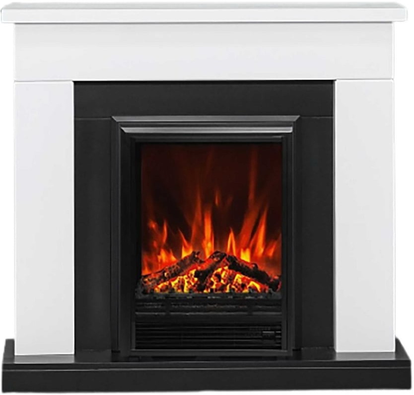 Изображение товара Каминокомплект Elekam Bolton с очагом Pulsar 23G белый с черным