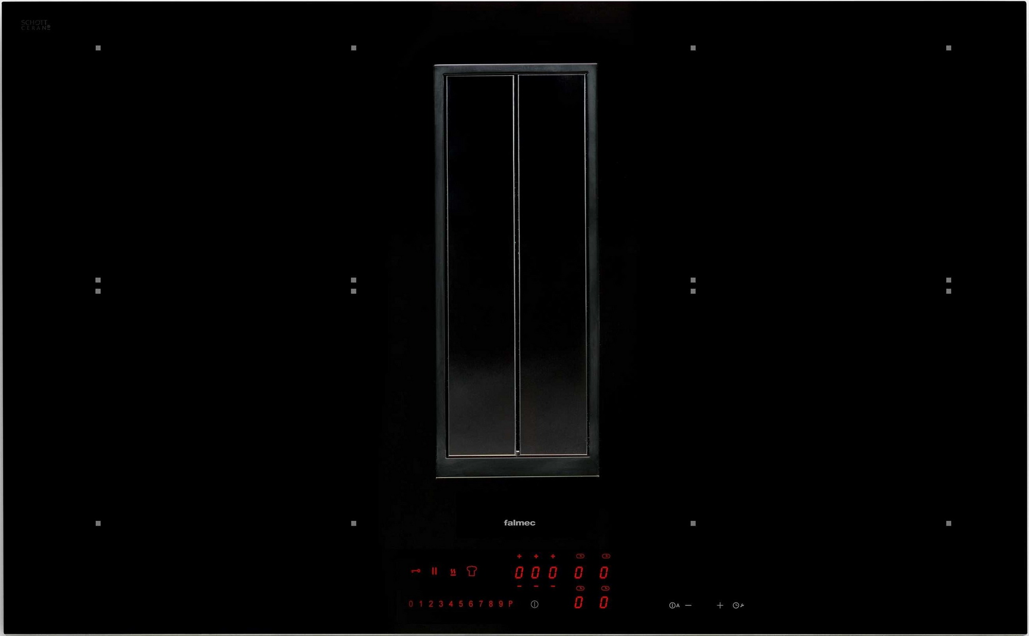 Изображение товара Индукционная варочная панель со встроенной вытяжкой Falmec QUANTUM PRO