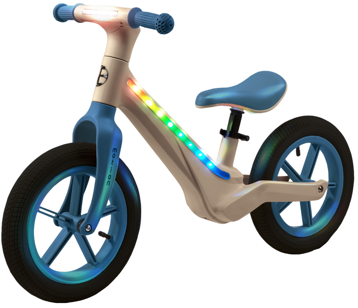 Изображение товара Беговел Amarobaby Motion Бежевый/Синий Удобство и безопасность