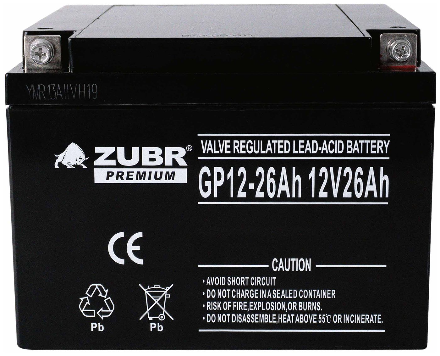 Изображение товара Аккумуляторная батарея Зубр GP12-26 12V26Ah