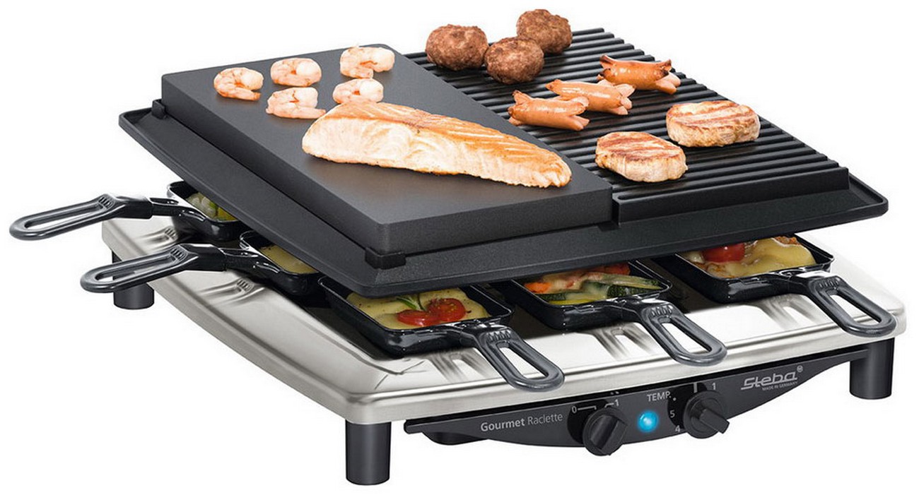 Изображение товара Раклетница Steba RC 4 PLUS DELUXE CHROM