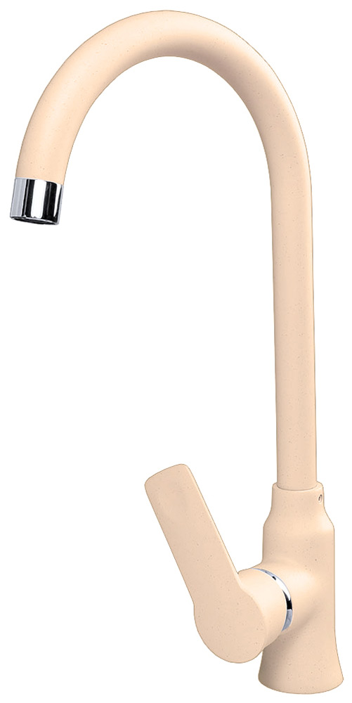 Изображение товара Кухонный смеситель Zigmund & Shtain ZS 0400 топленое молоко однорычажный