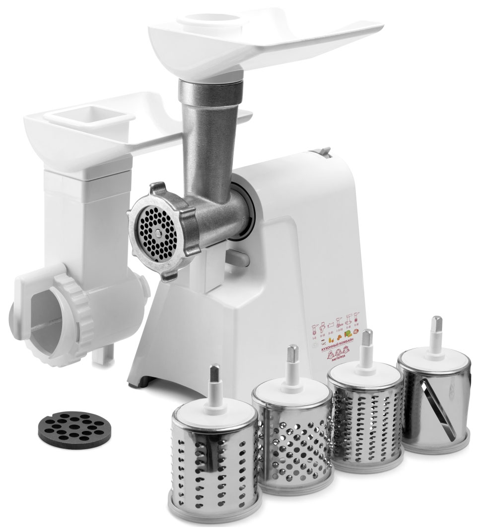 

Мясорубка Мастерица КЭМ-02 с овощерезкой, Белый