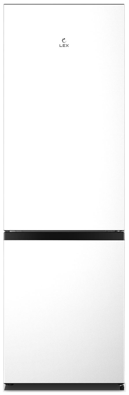 Двухкамерный холодильник LEX RFS 205 DF WH цена и фото