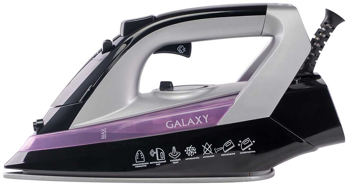 Утюг Galaxy GL6128 утюг galaxy line gl6129 черный фиолетовый