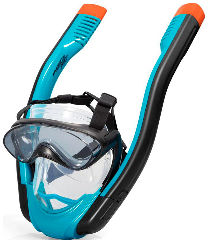 Маска для снорклинга BestWay 24060 BW SeaClear Flowtech маска для снорклинга bestway 24058 seaclear flowtech р l xl