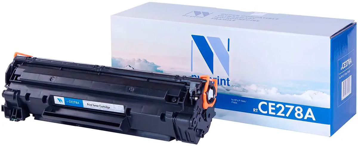 Картридж Nvp совместимый NV-CE278A для HP LaserJet Pro P1566/ P1606dn/ M1536dnf (2100k) картридж ce278x mps 78x для принтера hp laserjet pro m1536dnf p1560 p1566 p1606dn