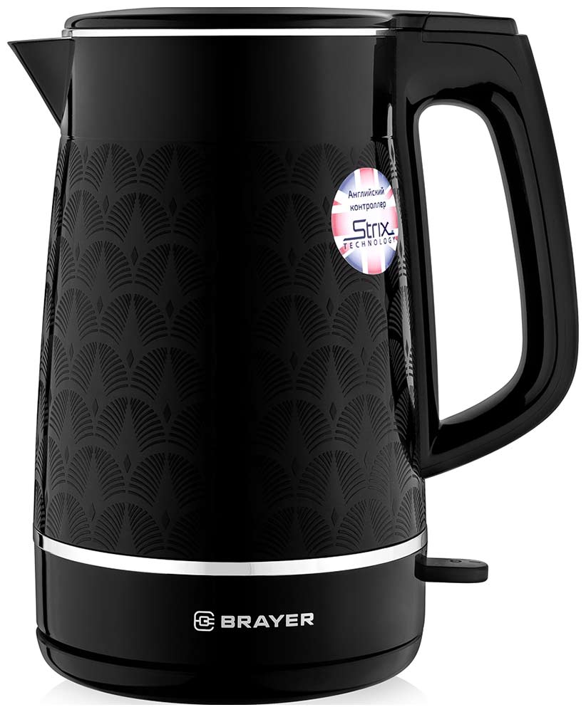 Чайник электрический BRAYER BR1019 1040br bk электрический чайник brayer электрический чайник brayer 2 л стекл черный