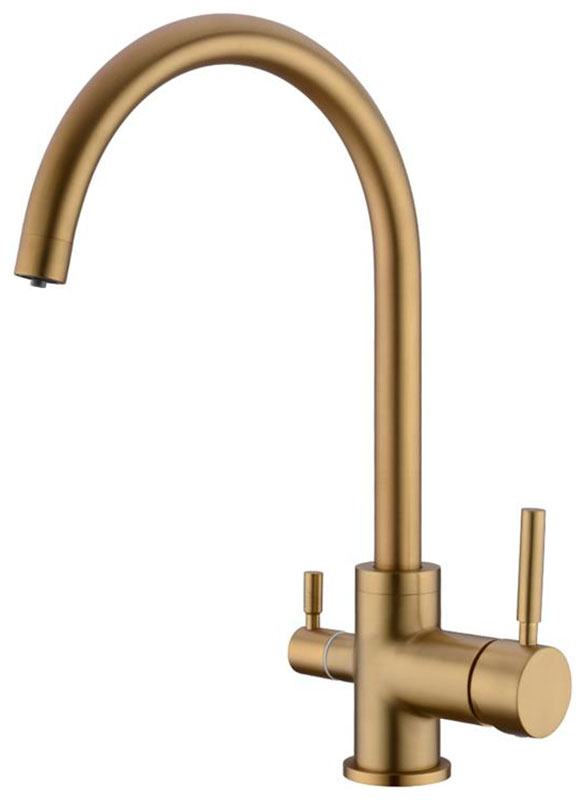 Изображение товара Кухонный смеситель Emar ECB - 3007 PVD Golden Латунь