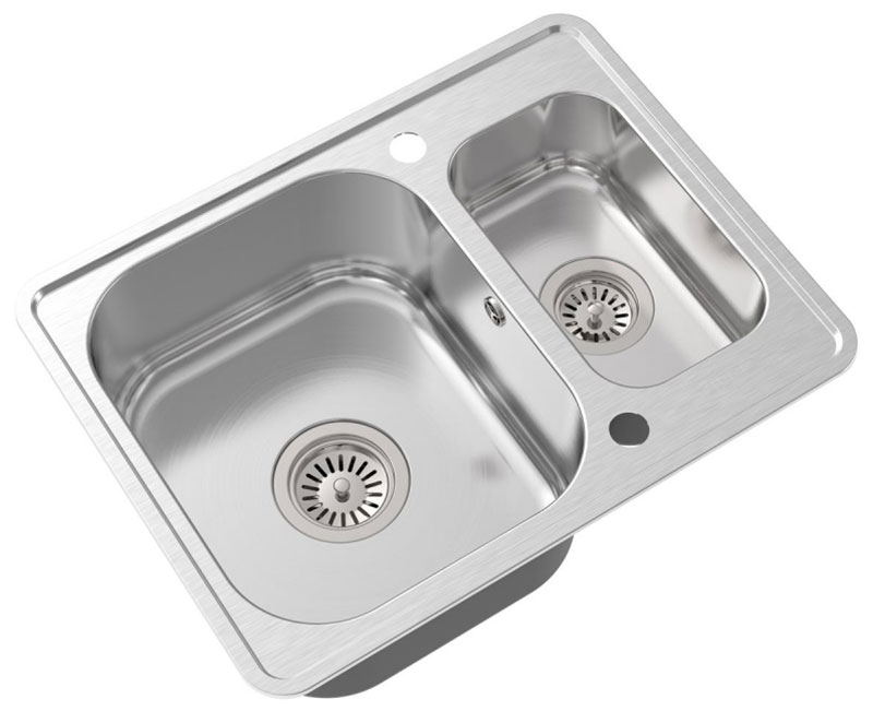 Изображение товара Кухонная мойка Oulin OL-0304 Сатин