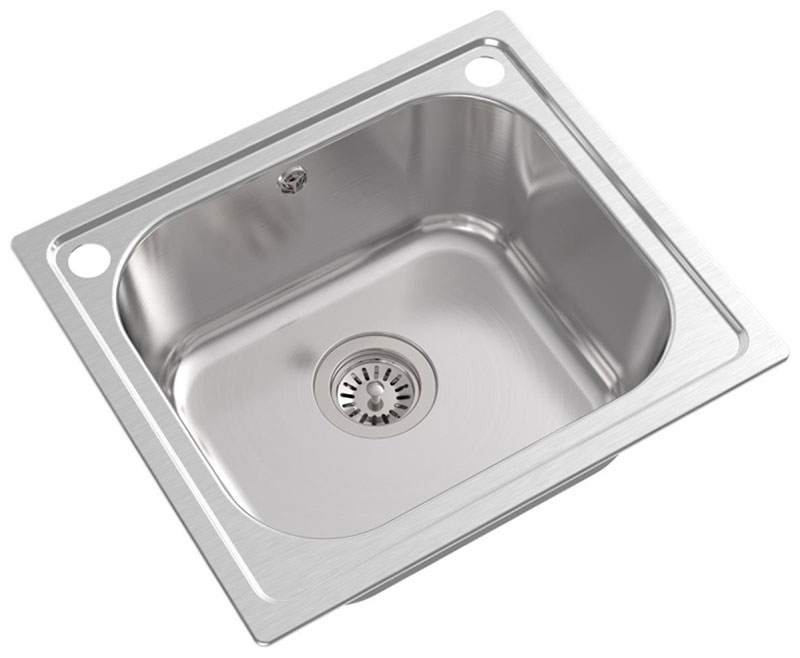 Изображение товара Кухонная мойка Oulin OL-203 с поп-ап системой и сатиновой поверхностью