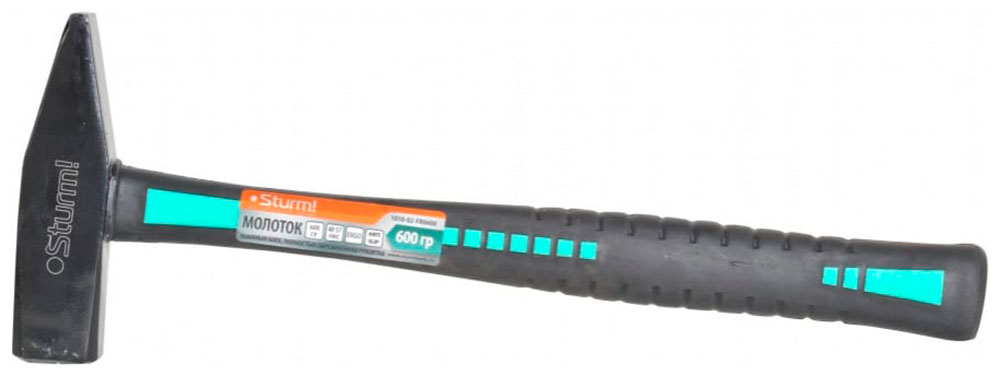 Изображение товара Молоток Sturm! 1010-02-FR0600 600 г, кованый боек, полностью обрезиненная рукоятка