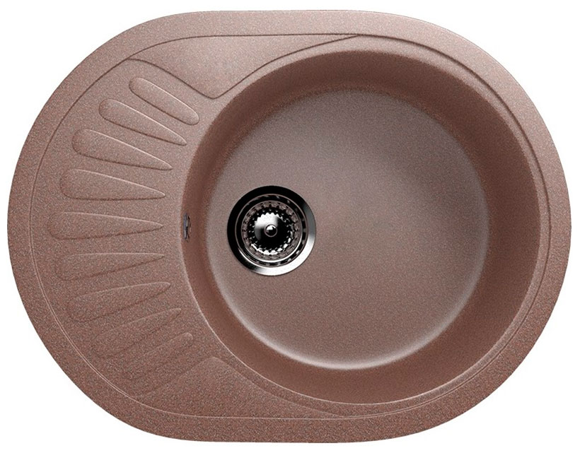 

Кухонная мойка Ulgran U-107m/терракот U-107m-307, Коричневый