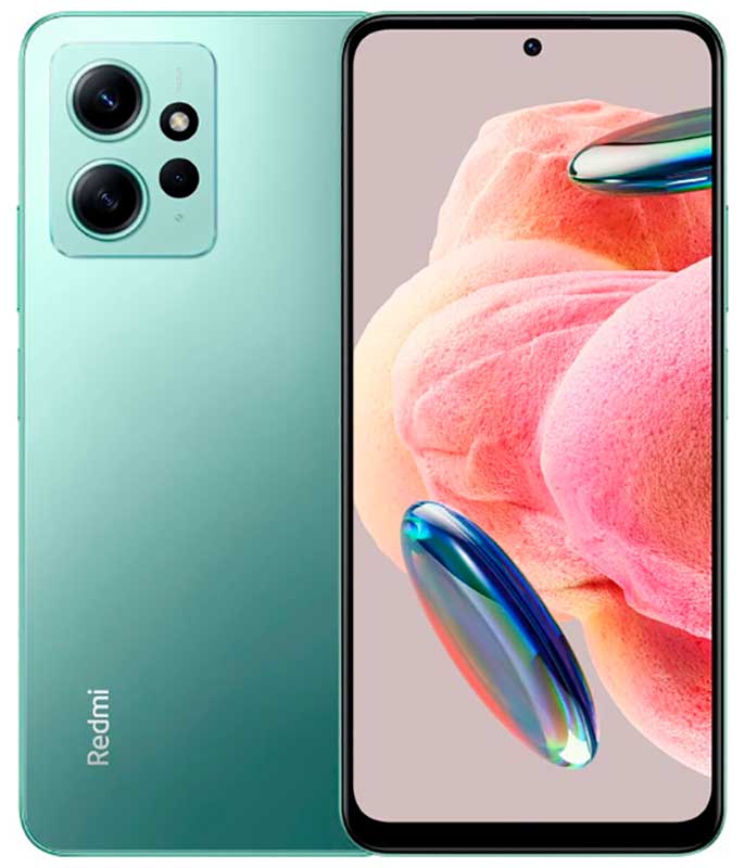 Изображение товара Смартфон REDMI Note 12 RU 6+128 Mint Green Изображение товара Смартфон REDMI Note 12 RU 6+128 Mint Green